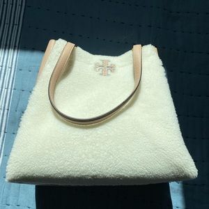 Tory Burch McGraw Shearling Tote
